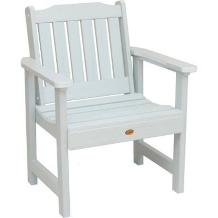 HIGHWOOD USA highwood® Lehigh Outdoor Garden Chair, Eco Friendly Synthetic Wood In White AD-CHGL1-WHE